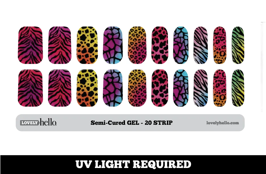 80's Pop Shimmer Nail Wraps