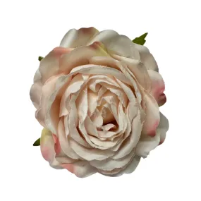 Artificial Silk Flower Head - Pink Rose Style 102 - 1pc