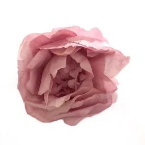 Artificial Silk Flower Head - Pink Rose Style 3 - 1pc