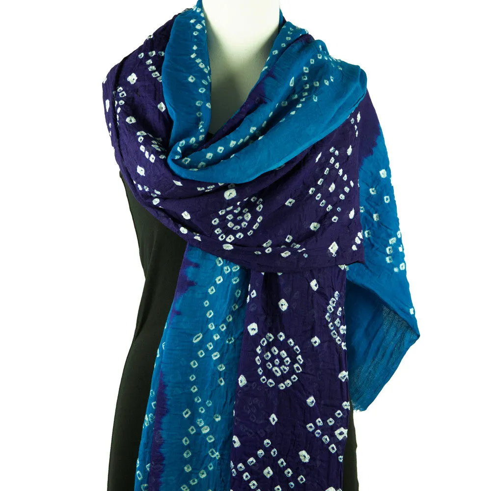 Bandhani Scarf or Beach Sarong