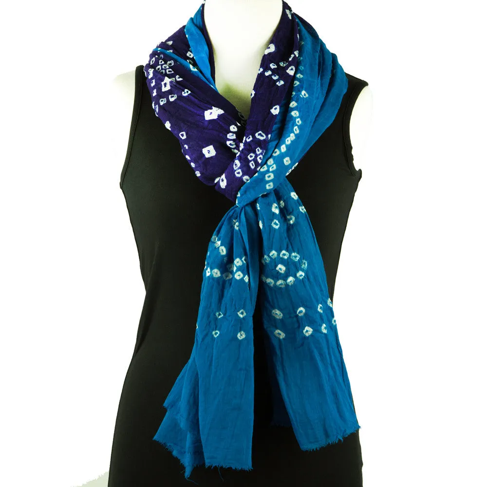 Bandhani Scarf or Beach Sarong