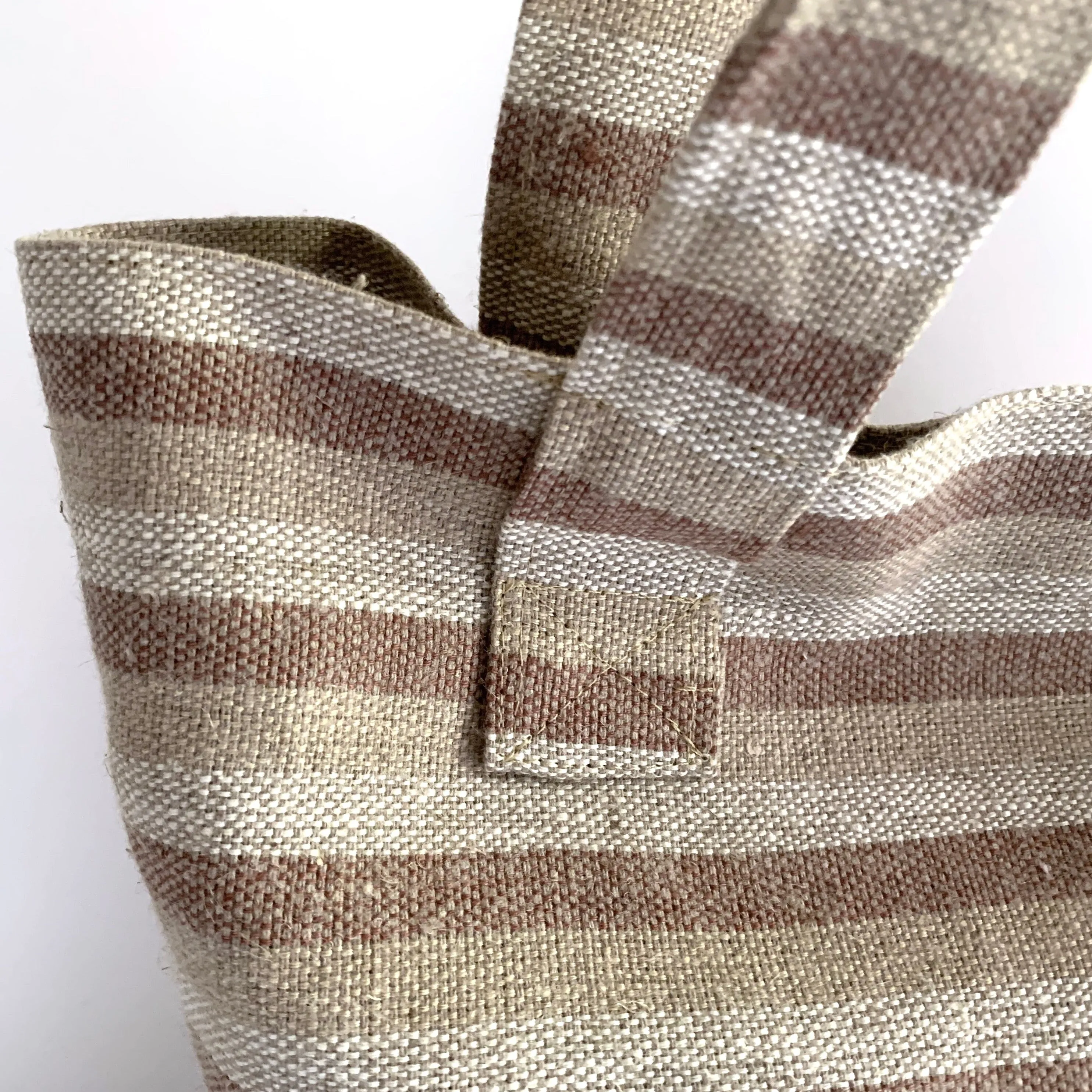 Beach Bag, Striped Woven Tote