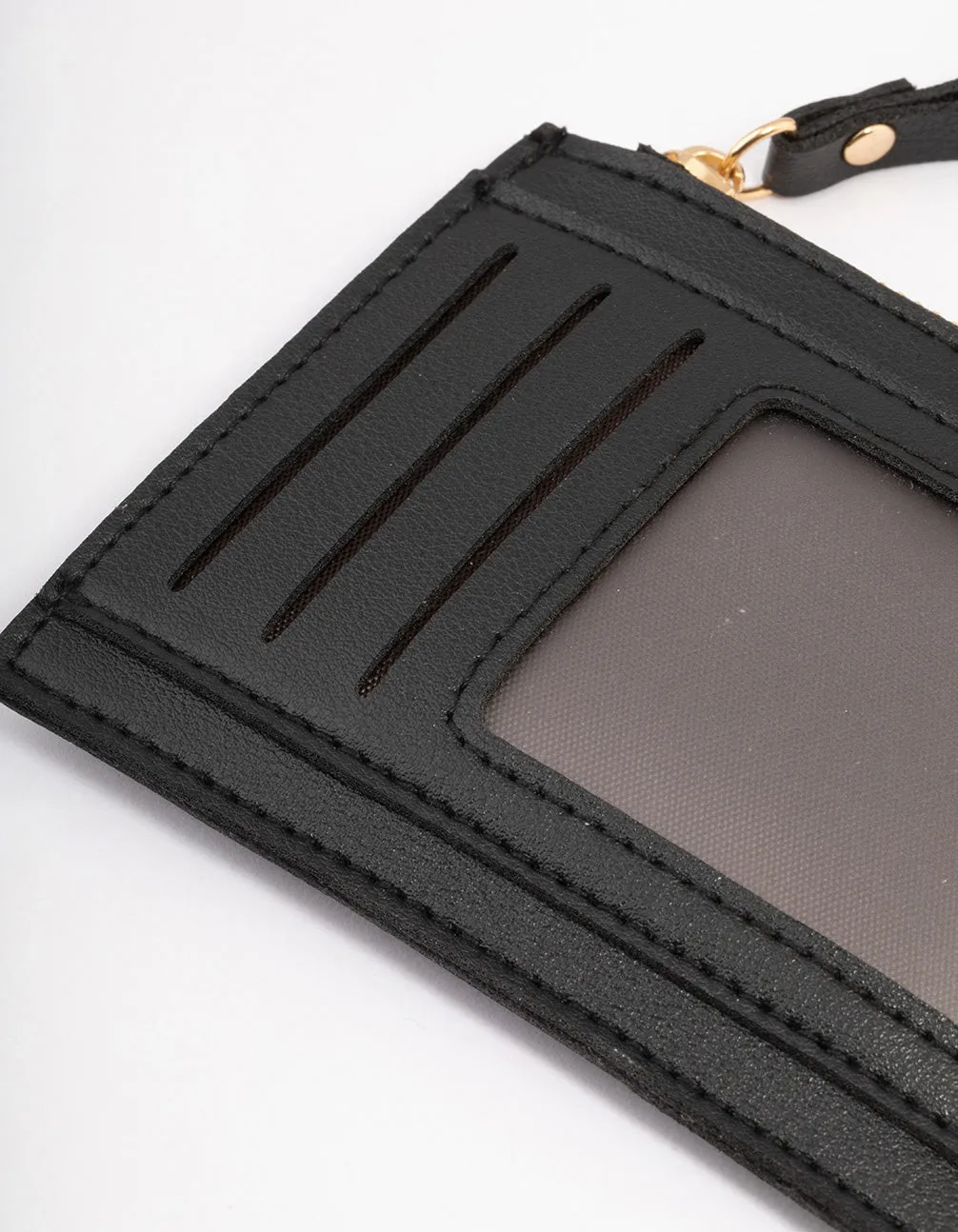 Black Rectangle Mini Wallet