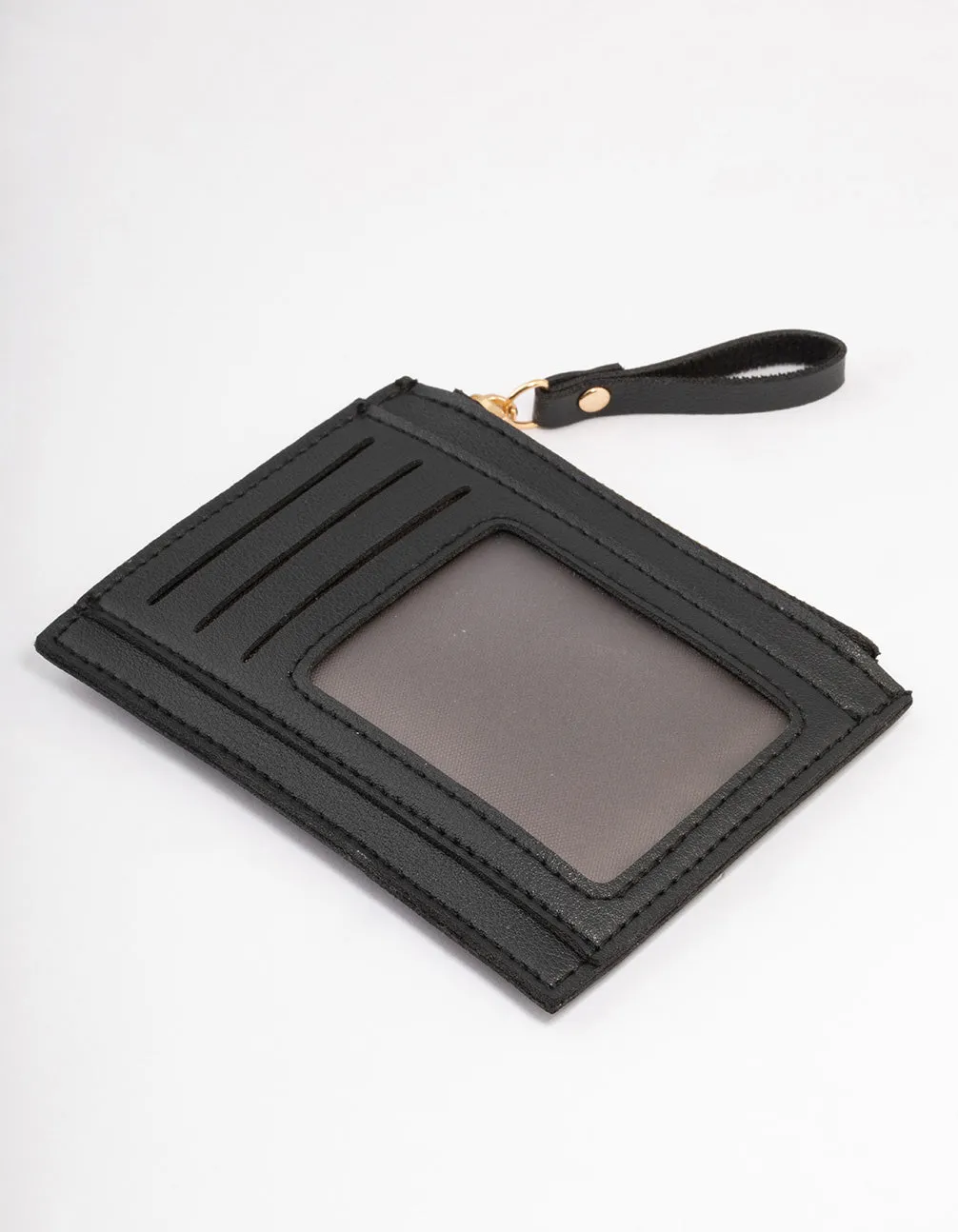 Black Rectangle Mini Wallet