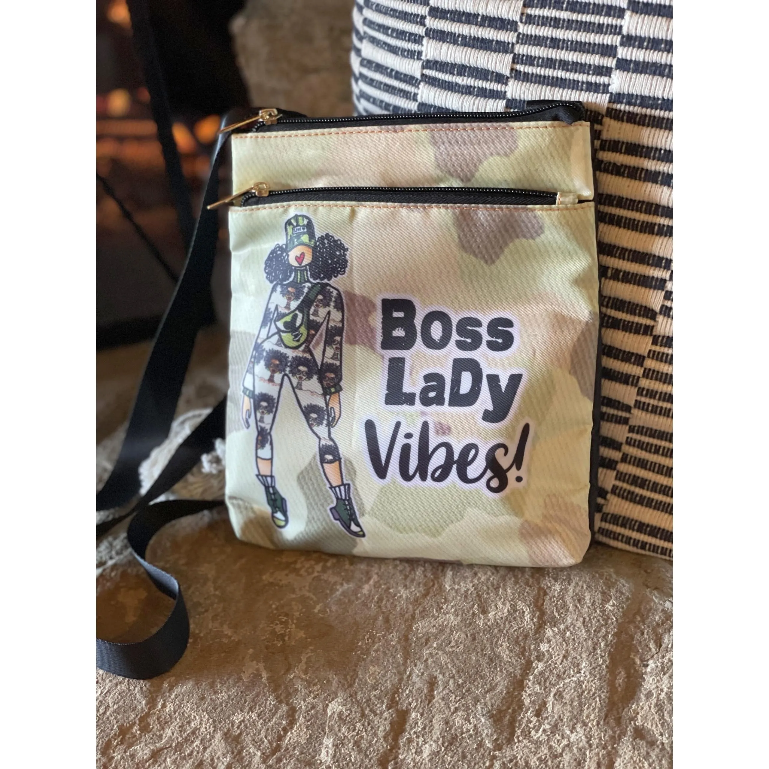 Boss Lady Vibes Crossbody Travel Purse