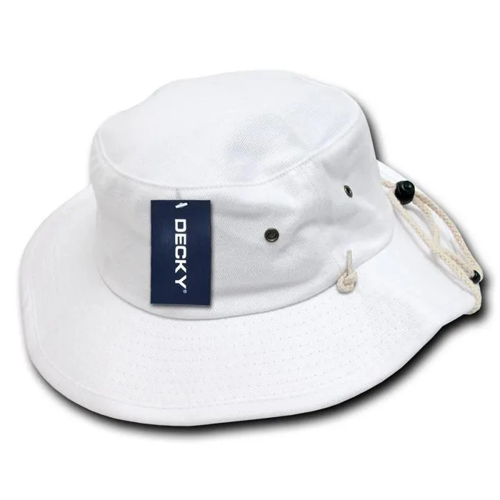 Decky 510 - Structured Cotton Aussie Hat, Australian Bucket Cap