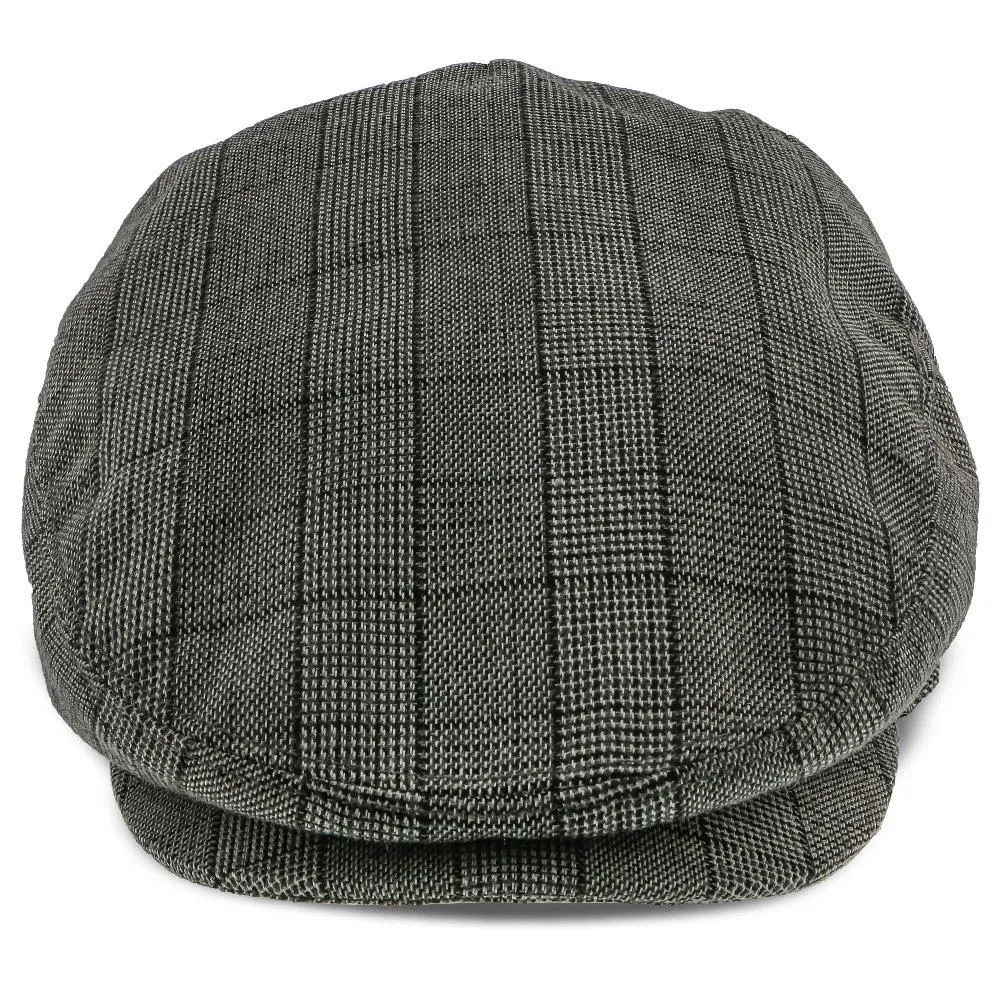 Director - Walrus Hats Grey Plaid Polyester Ivy Cap