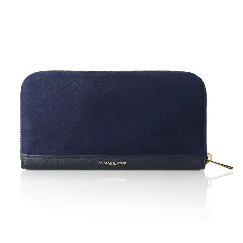 Fairfax & Favor Salisbury Ladies Purse - Navy