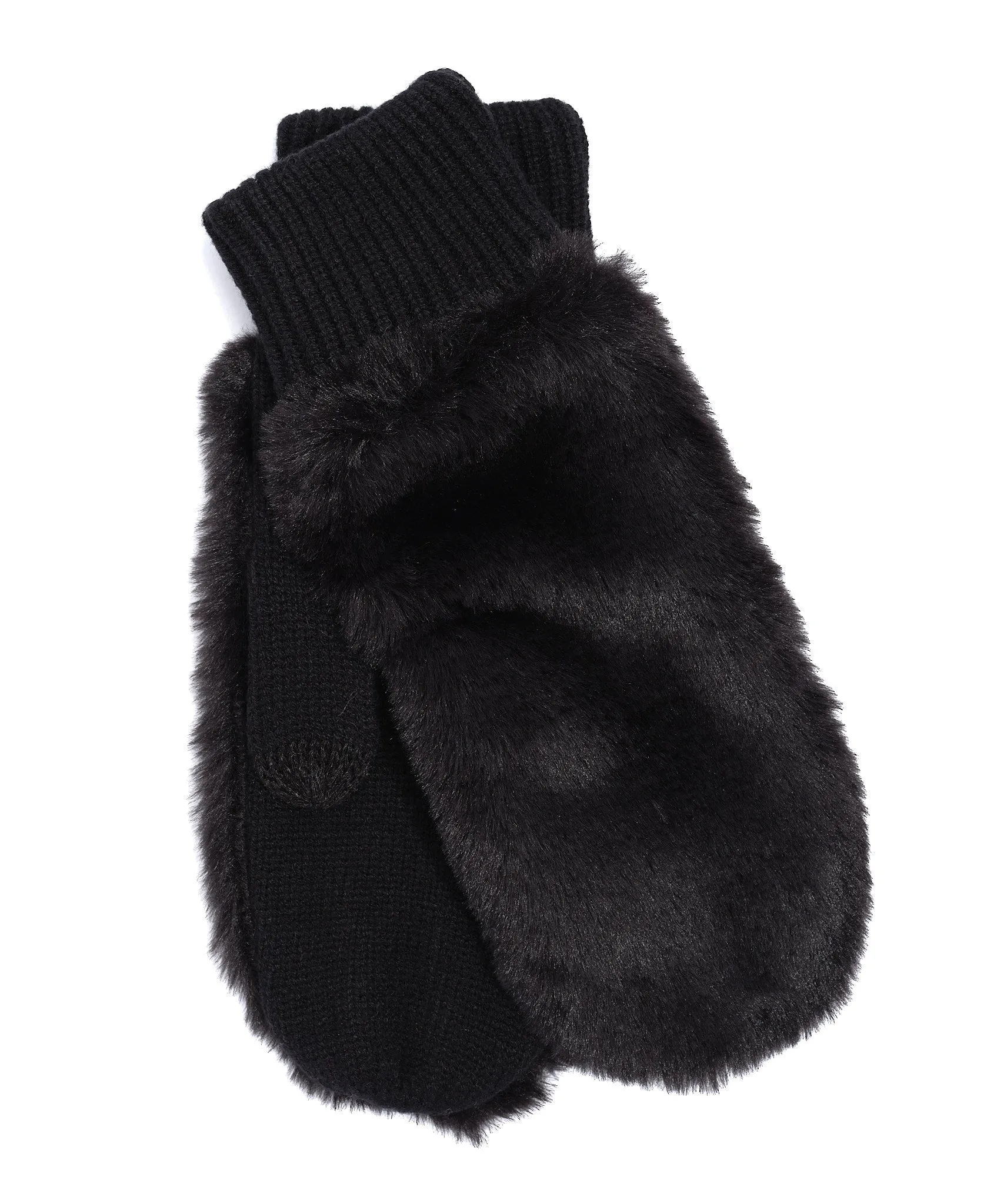 Faux Fur Mittens