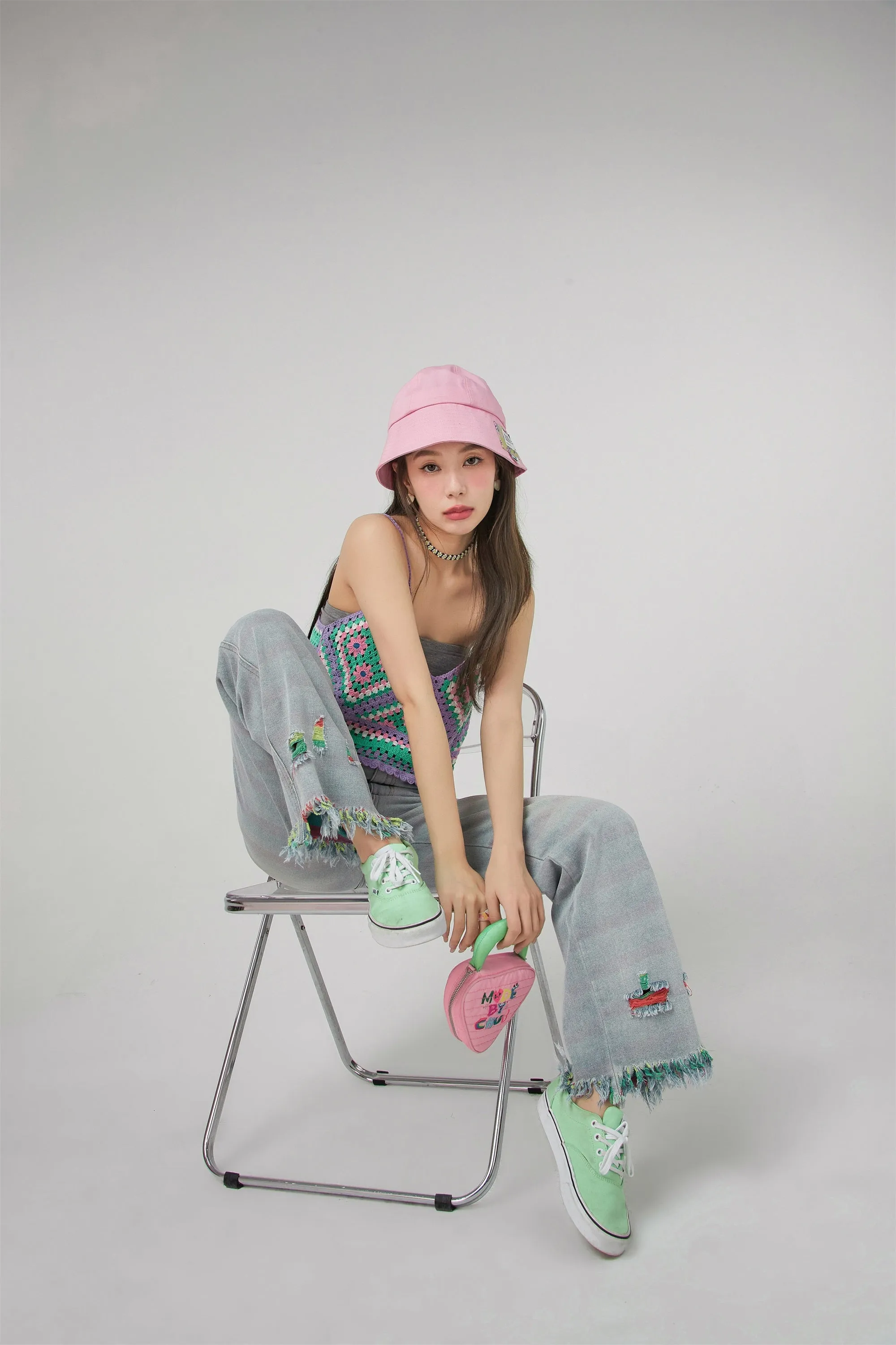 Flower Tag Bucket Hat