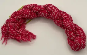 Fuchsia Stitch Cotton Scarf