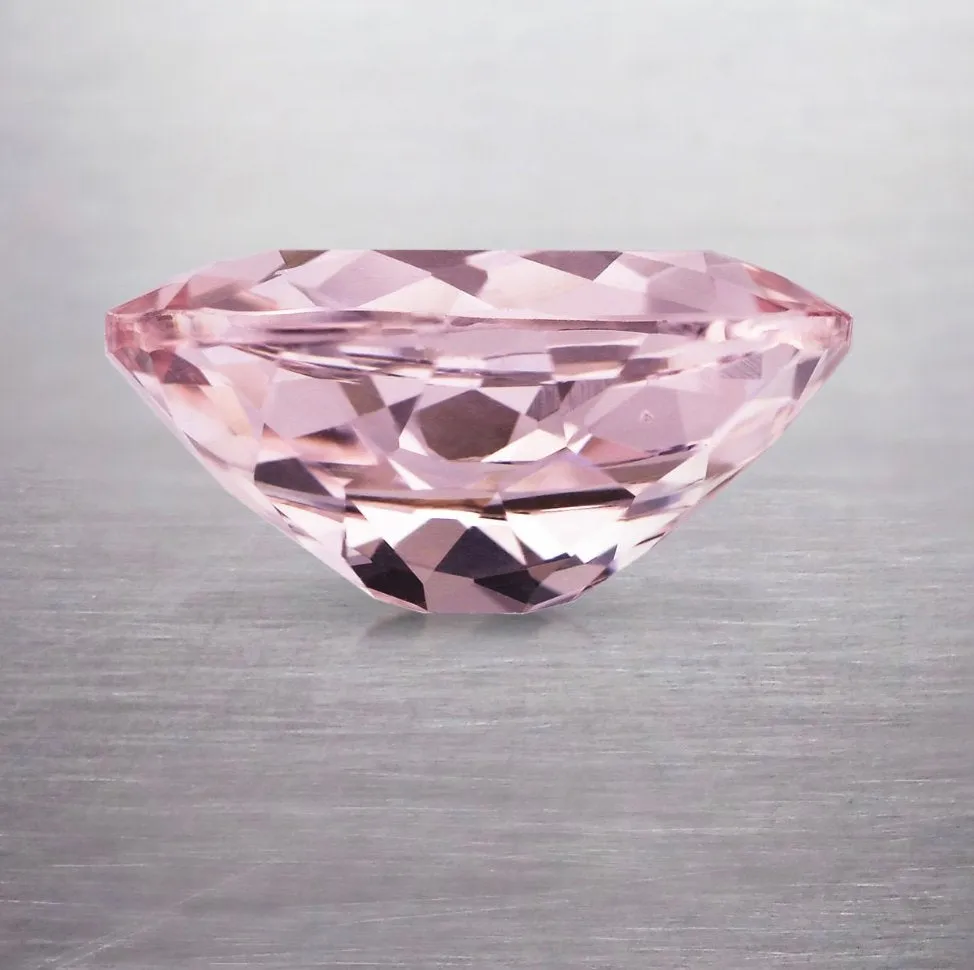 Genuine Intense Pink Morganite - 11x9mm Oval Shaped Gemstone 3.00 Carat Pristine Custom Rings