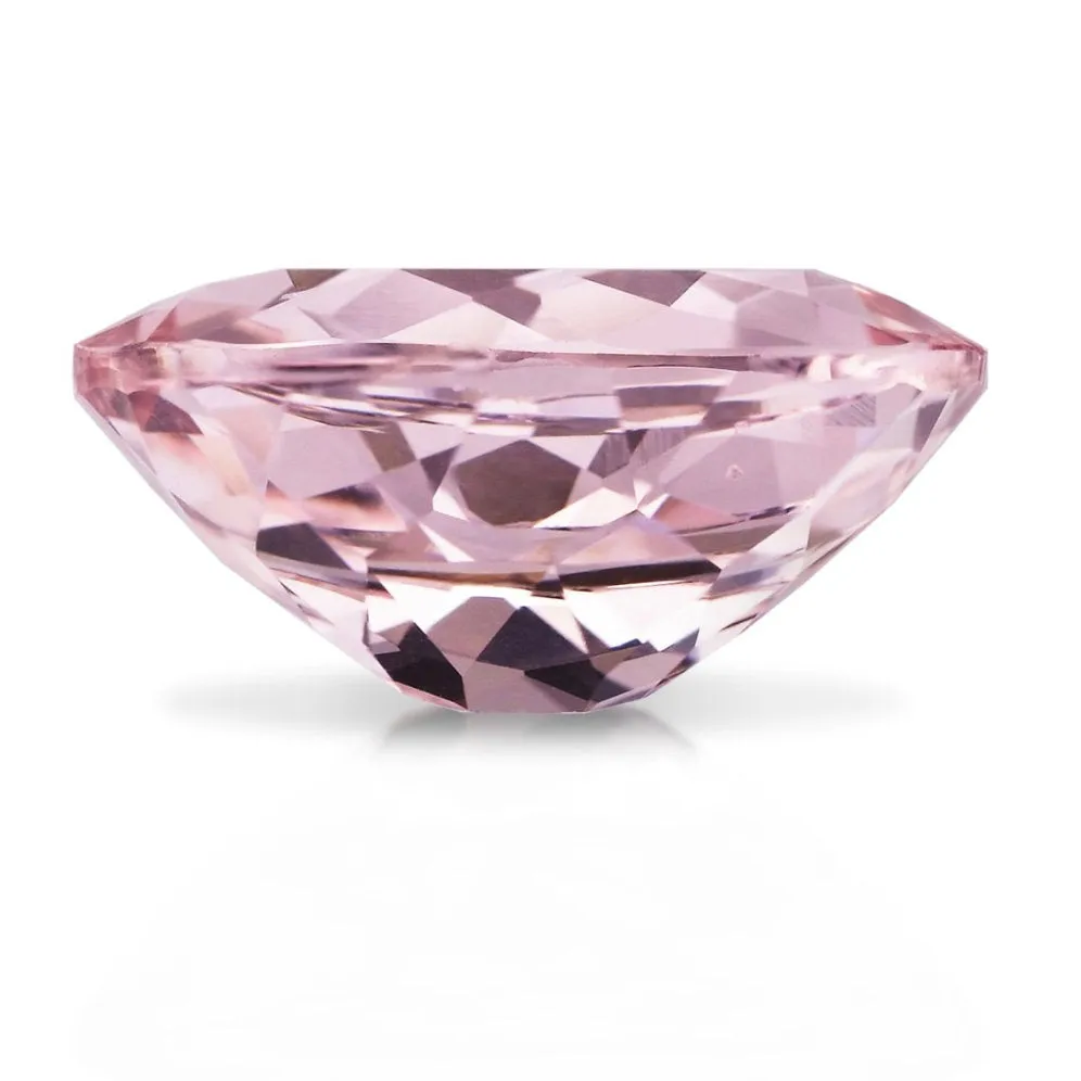 Genuine Intense Pink Morganite - 11x9mm Oval Shaped Gemstone 3.00 Carat Pristine Custom Rings