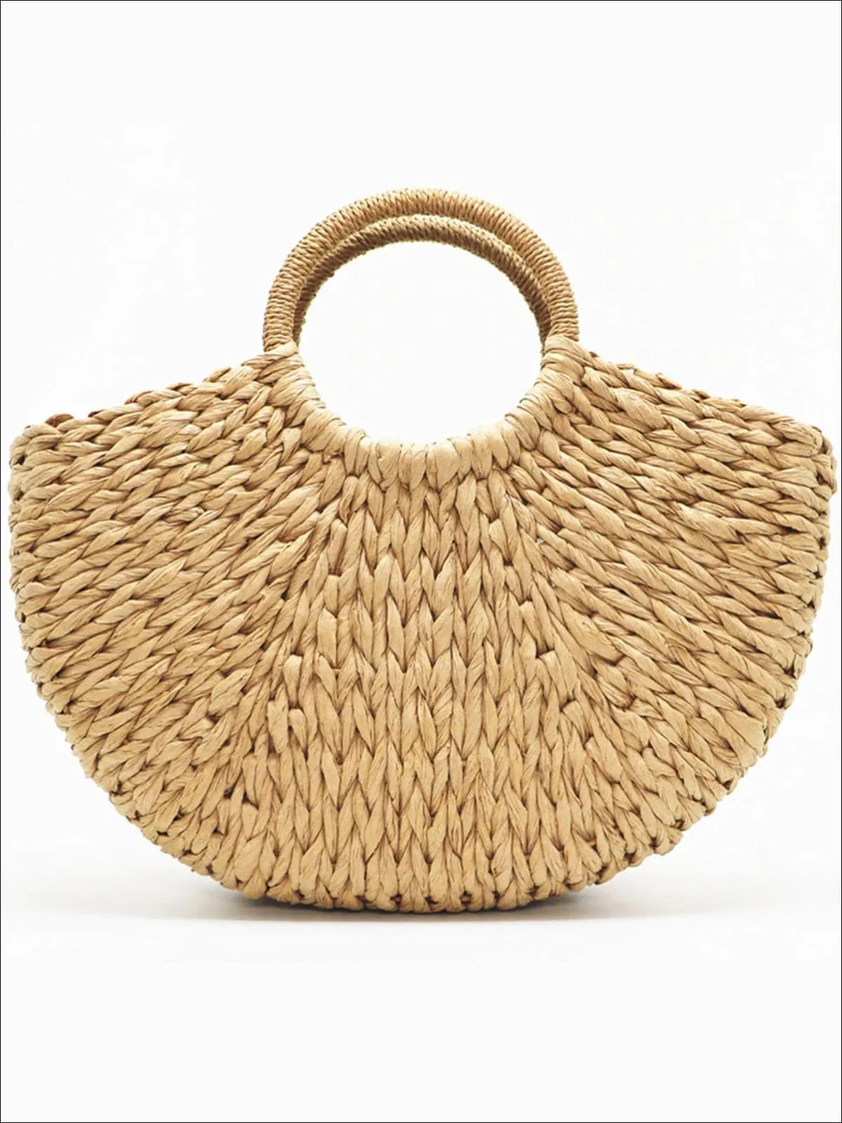 Girls Spring Woven Straw Bag