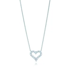 HEART-SHAPED DIAMOND NECKLACE