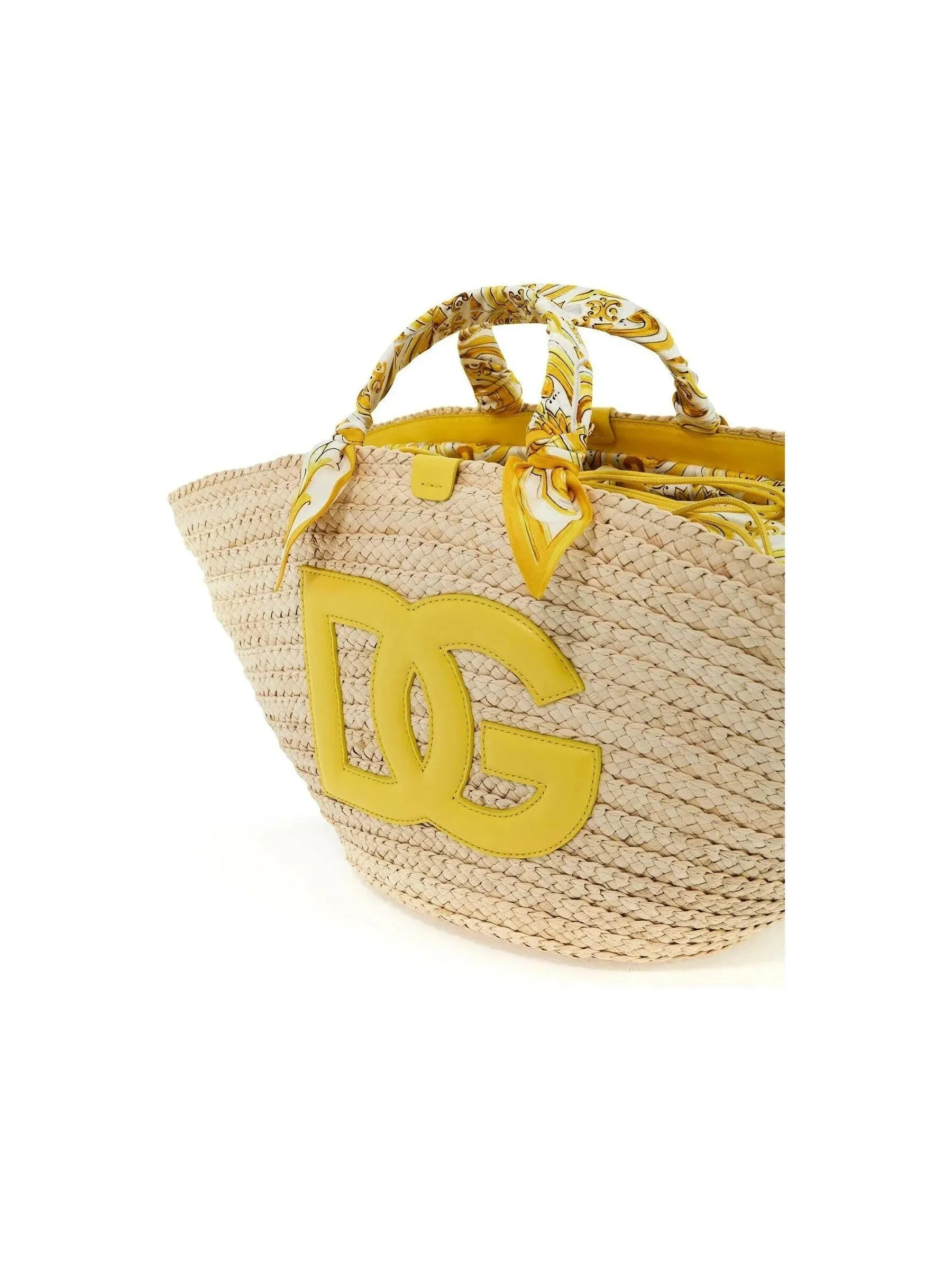 Kendra Woven Straw Shopper Bag