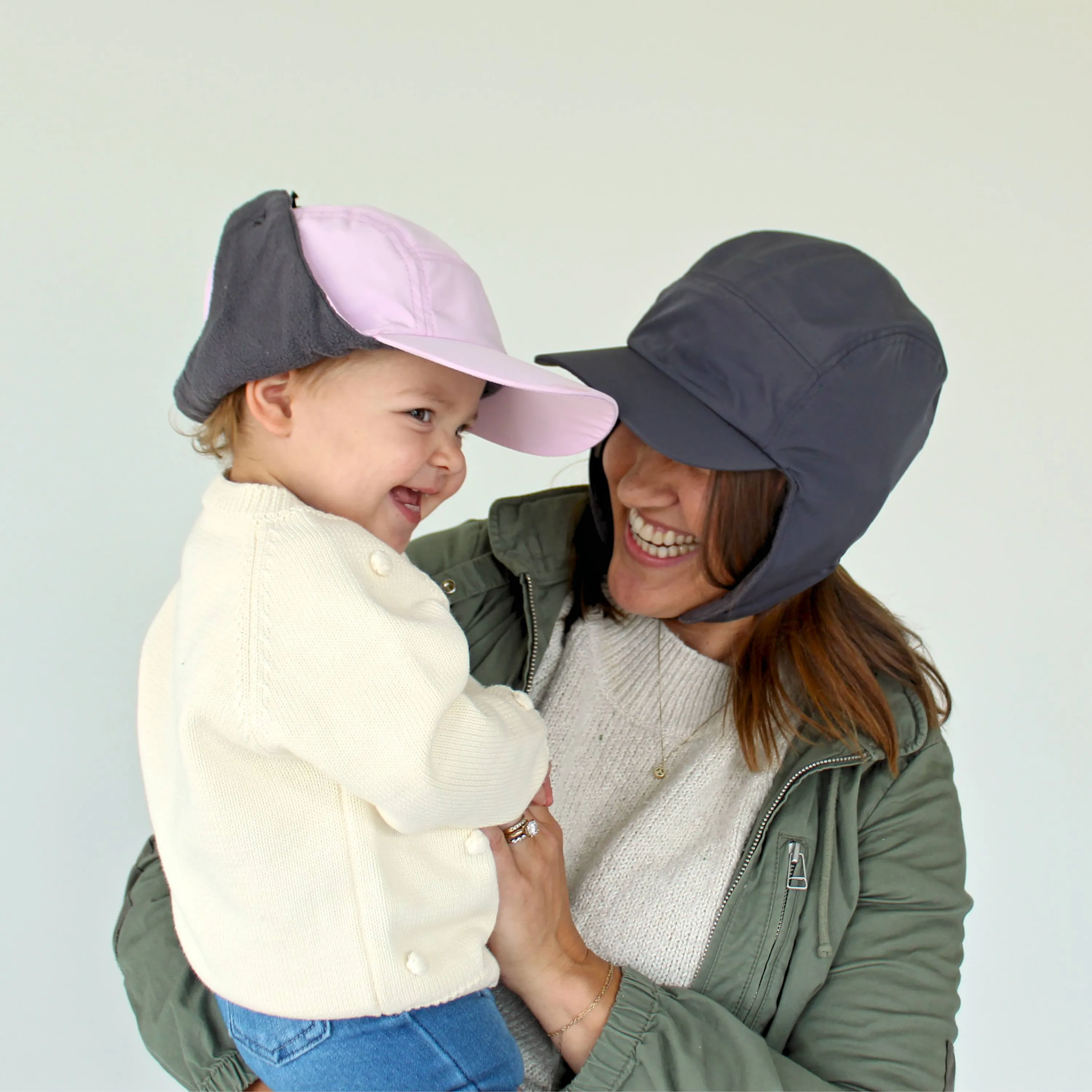 Kids Arctic Chill Winter Convertible Sun Hat - Pink