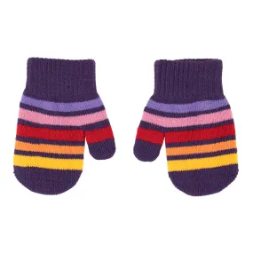 Knitted mitten- Verbier stripe