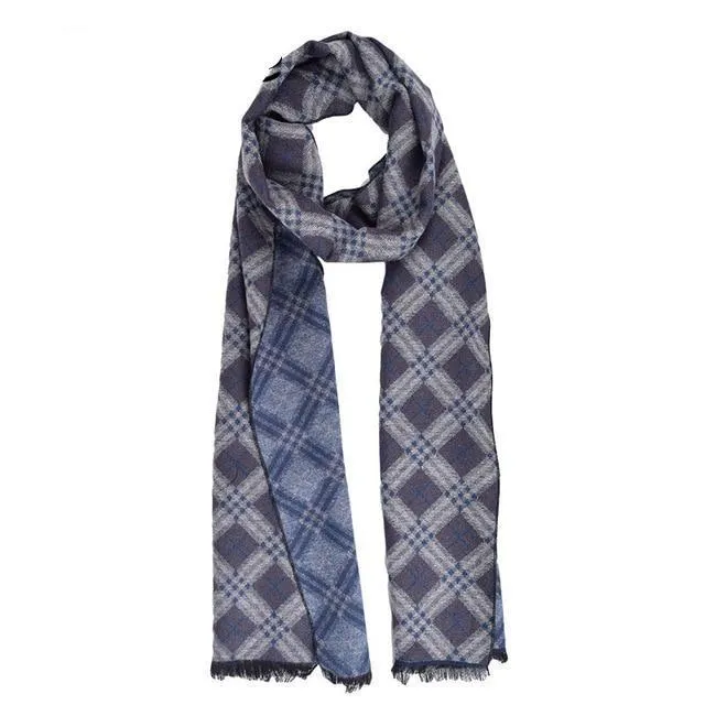 Luxury Cotton Plaid Scarf