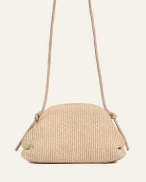 MALLORY CROSS BODY BAG NATURAL WOVEN