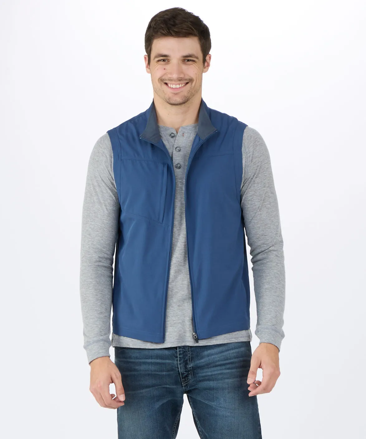 Men's Stretch Woven Vest