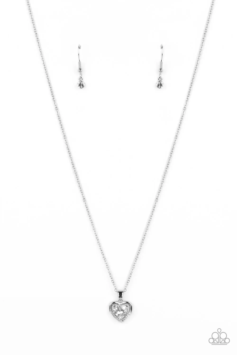 Necklaces Effulgently Engaged - White VDay V156