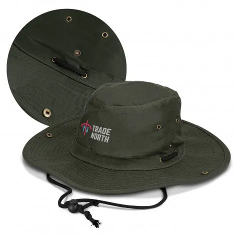 Oilskin Wide Brim Hat 119578