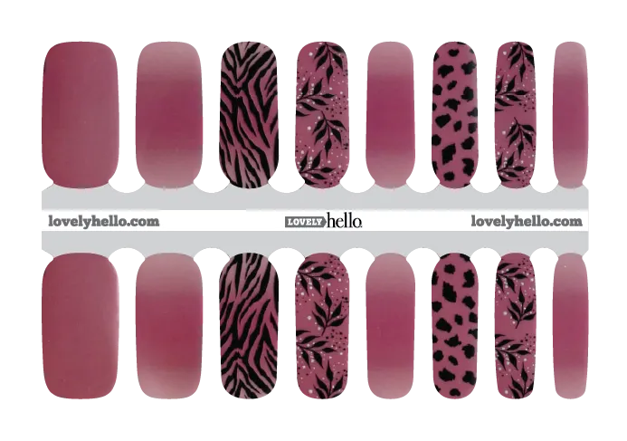 Pink Beauty Nail Wraps