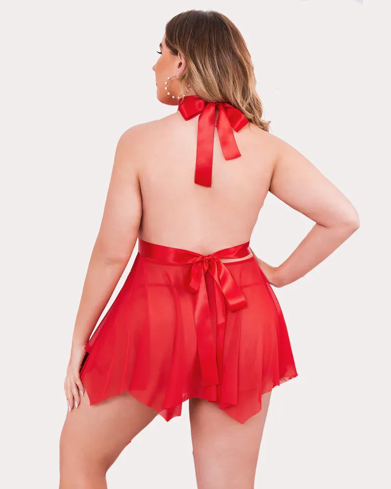 Plus Size Babydoll Teddy