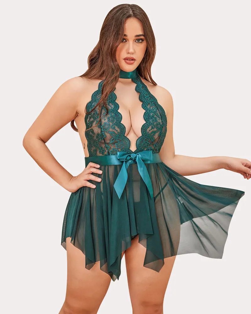 Plus Size Babydoll Teddy