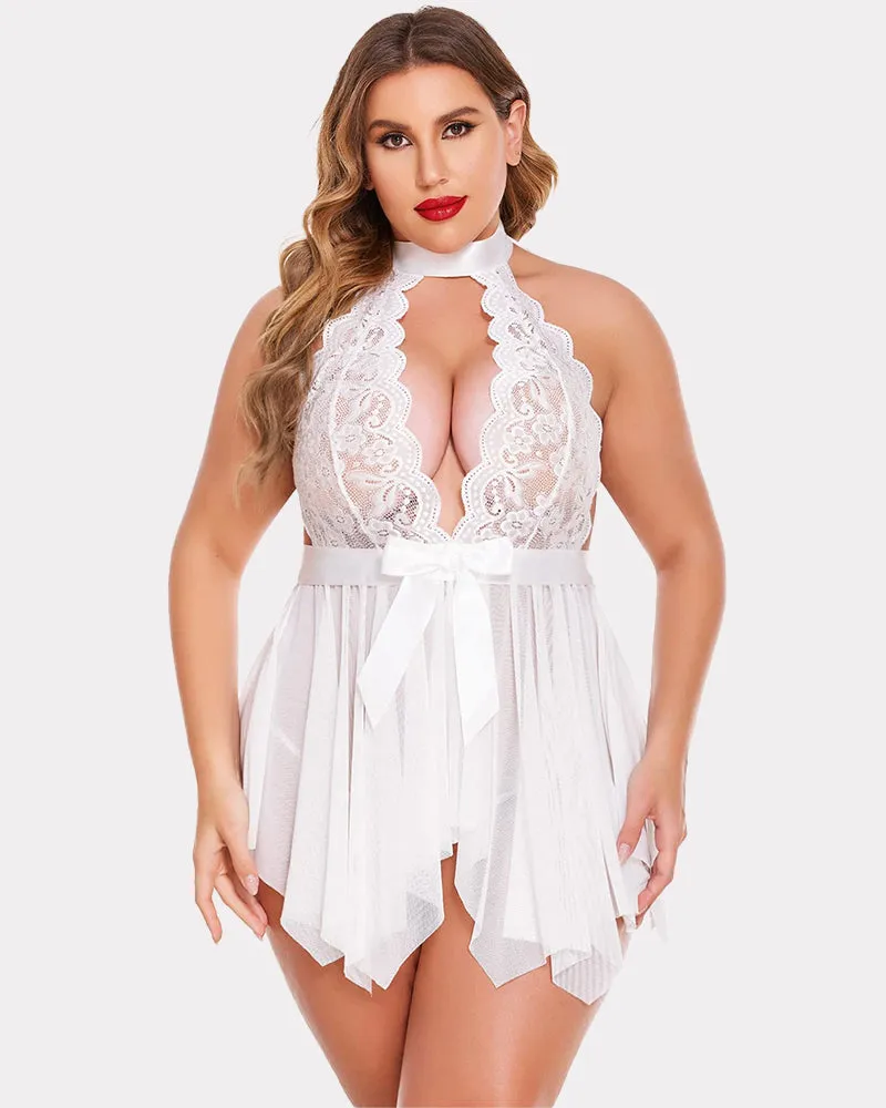 Plus Size Babydoll Teddy