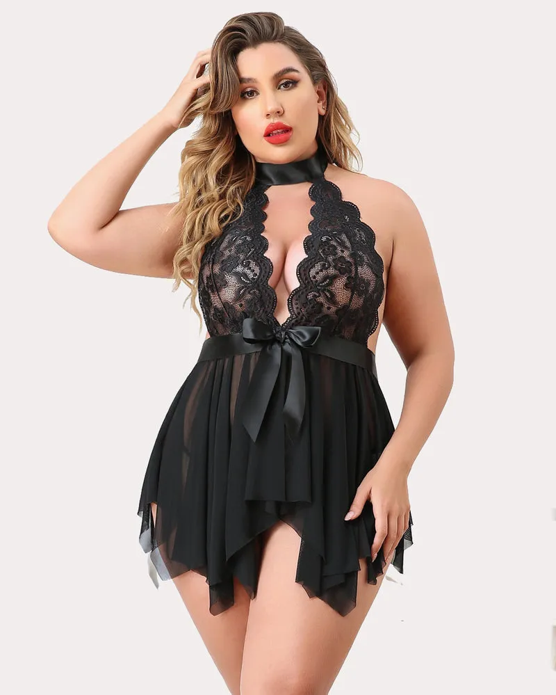 Plus Size Babydoll Teddy