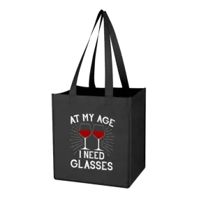 Reusable Non-Woven 6-Bottle Wine Carrier Bag | 80GSM, 27L