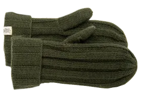 Ribbed Mittens