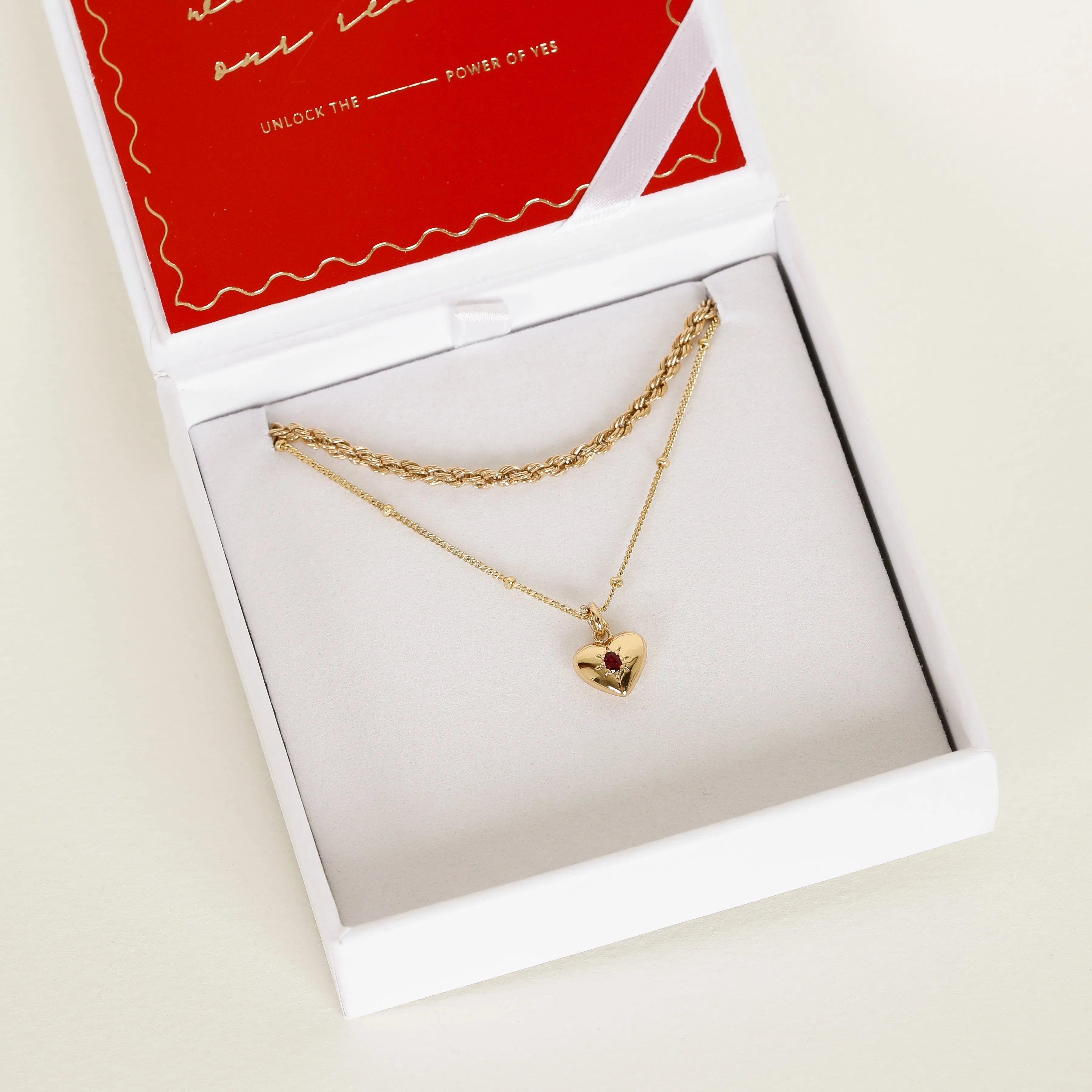 Rouge Charm Necklace