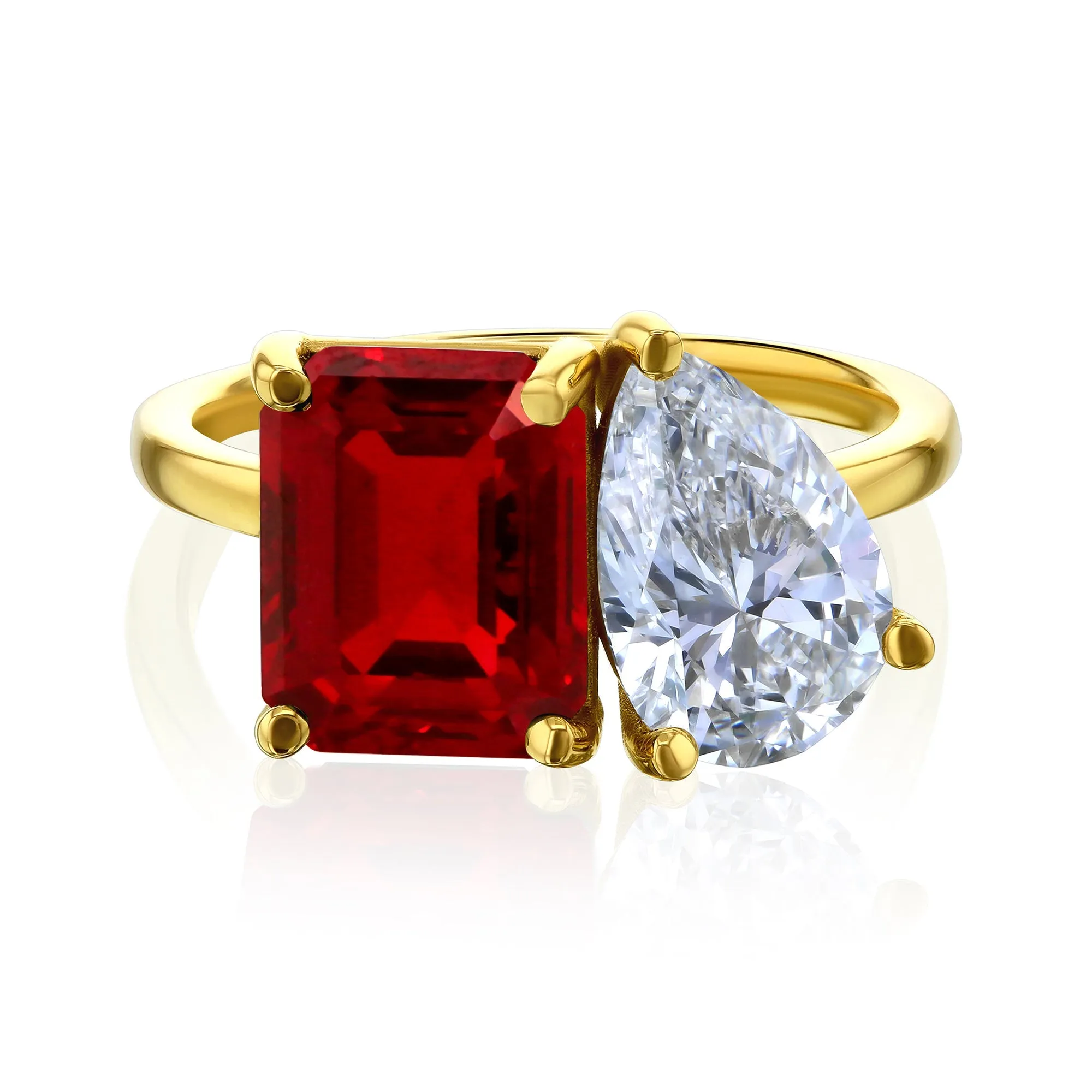 Ruby & Diamond Dorothy Ring