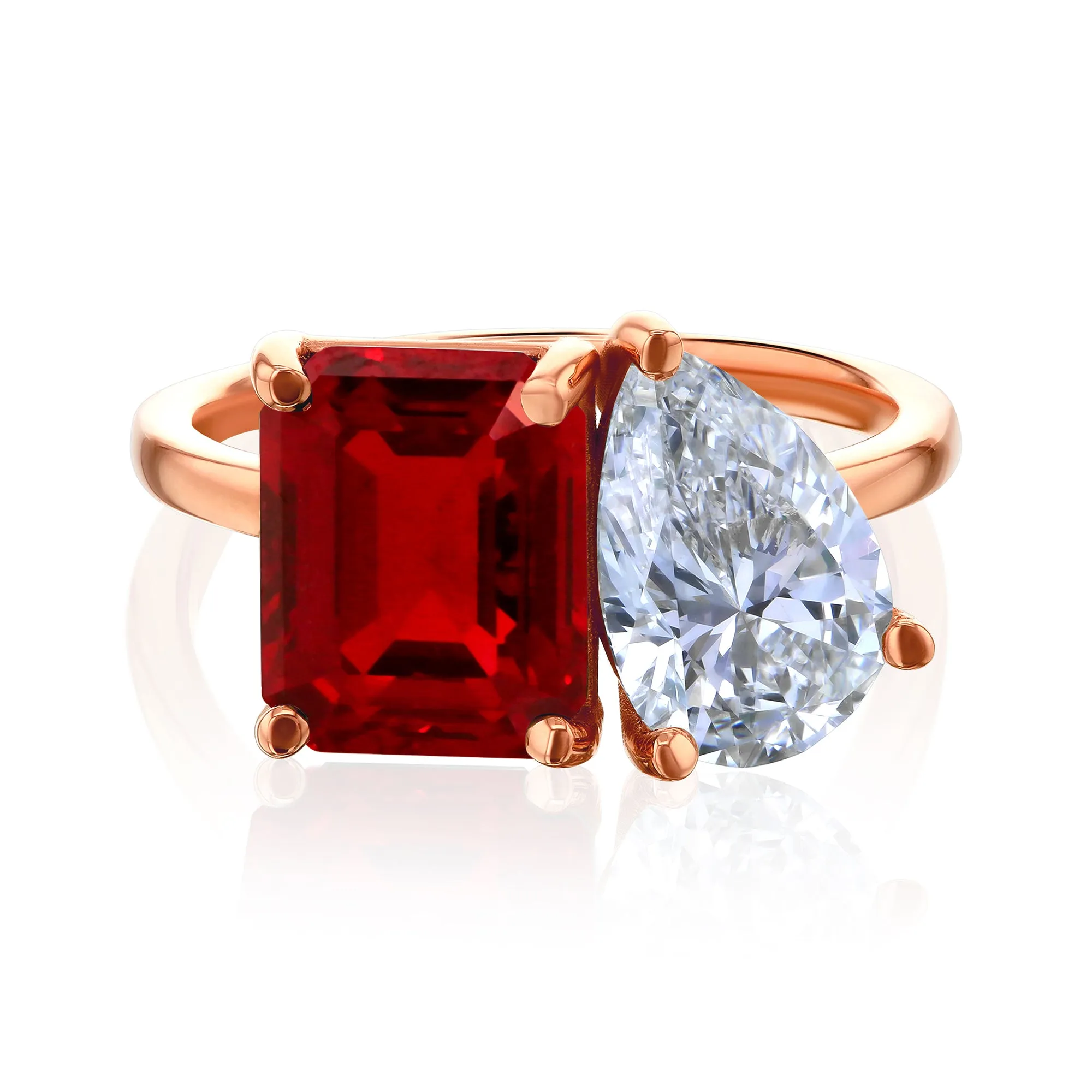 Ruby & Diamond Dorothy Ring