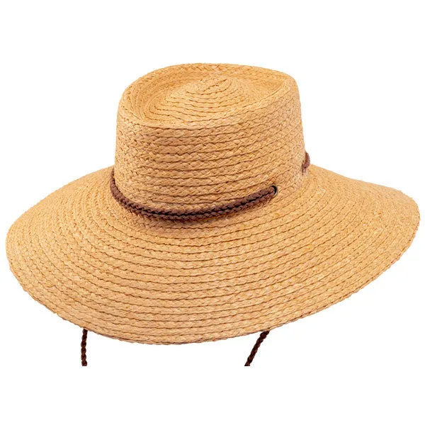 Scala- Braided Raffia Lifeguard Sun Hat