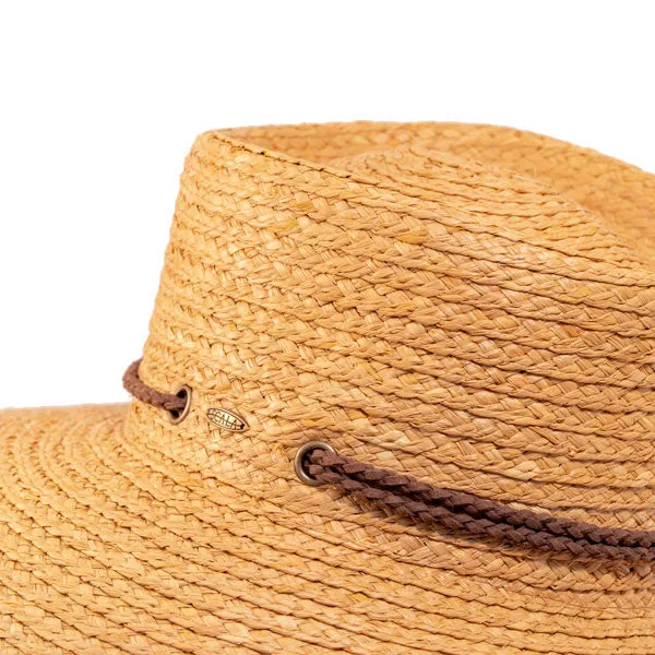 Scala- Braided Raffia Lifeguard Sun Hat