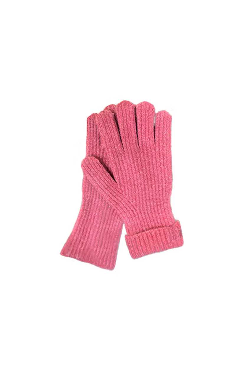 Seamless Washable Wool Knit Winter Gloves