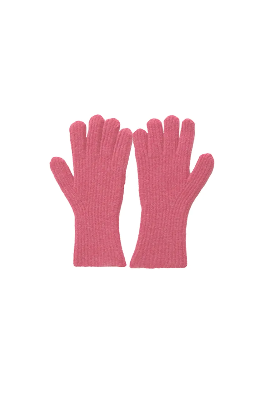 Seamless Washable Wool Knit Winter Gloves