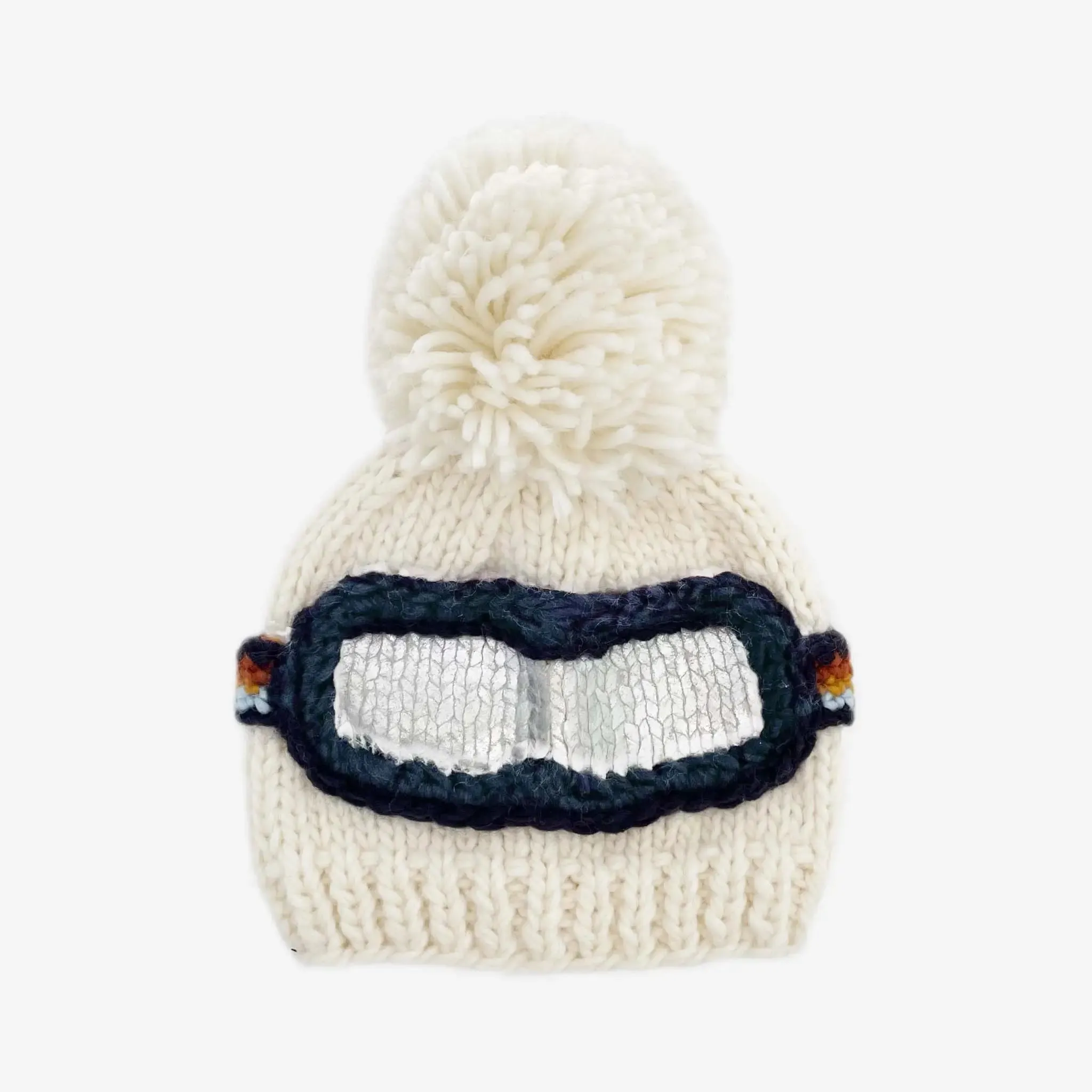 SKI GOGGLES KNIT BEANIE