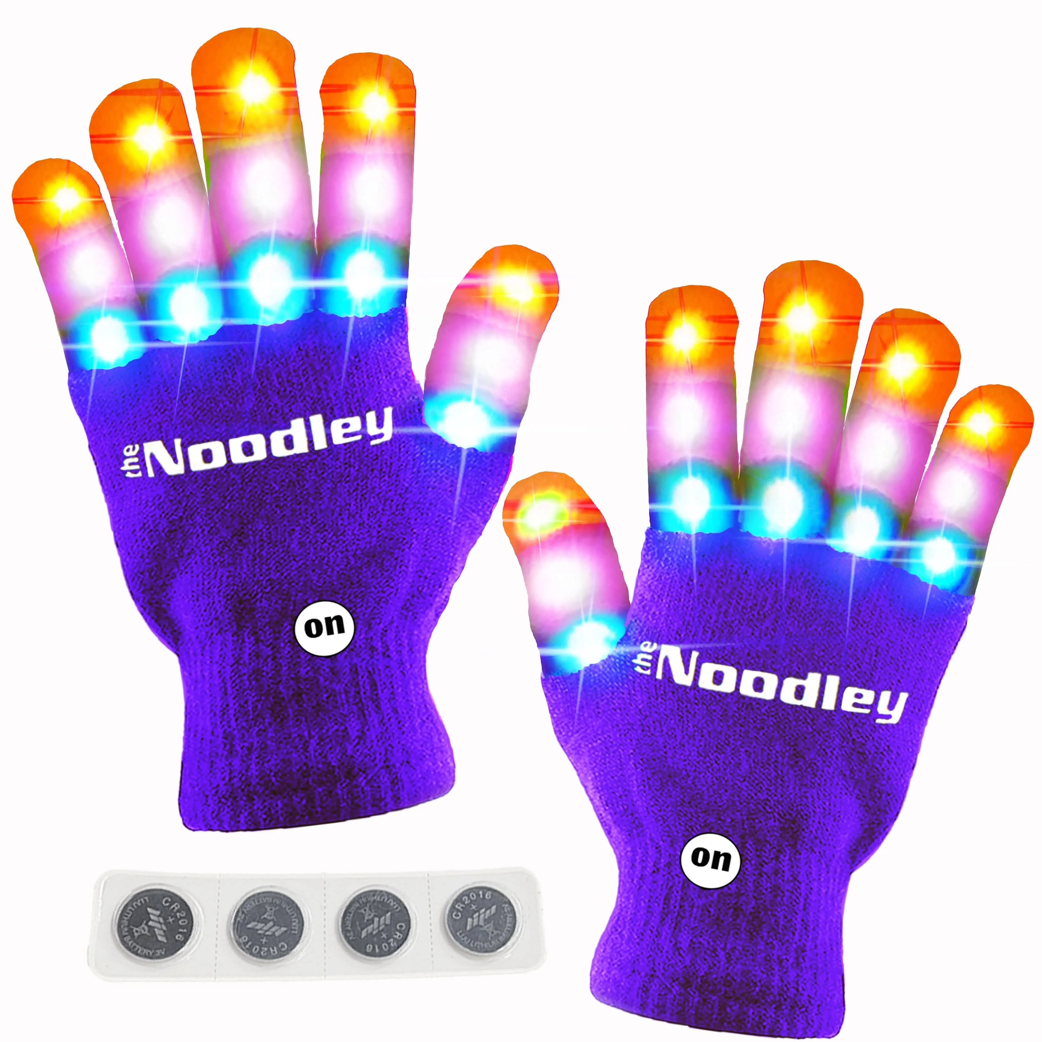 The Noodley Kids' LED Light Up Gloves