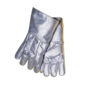 Tillman X-Large 18" Aluminized Carbon Kevlar Double Wool Lined Heat Resistant Gloves