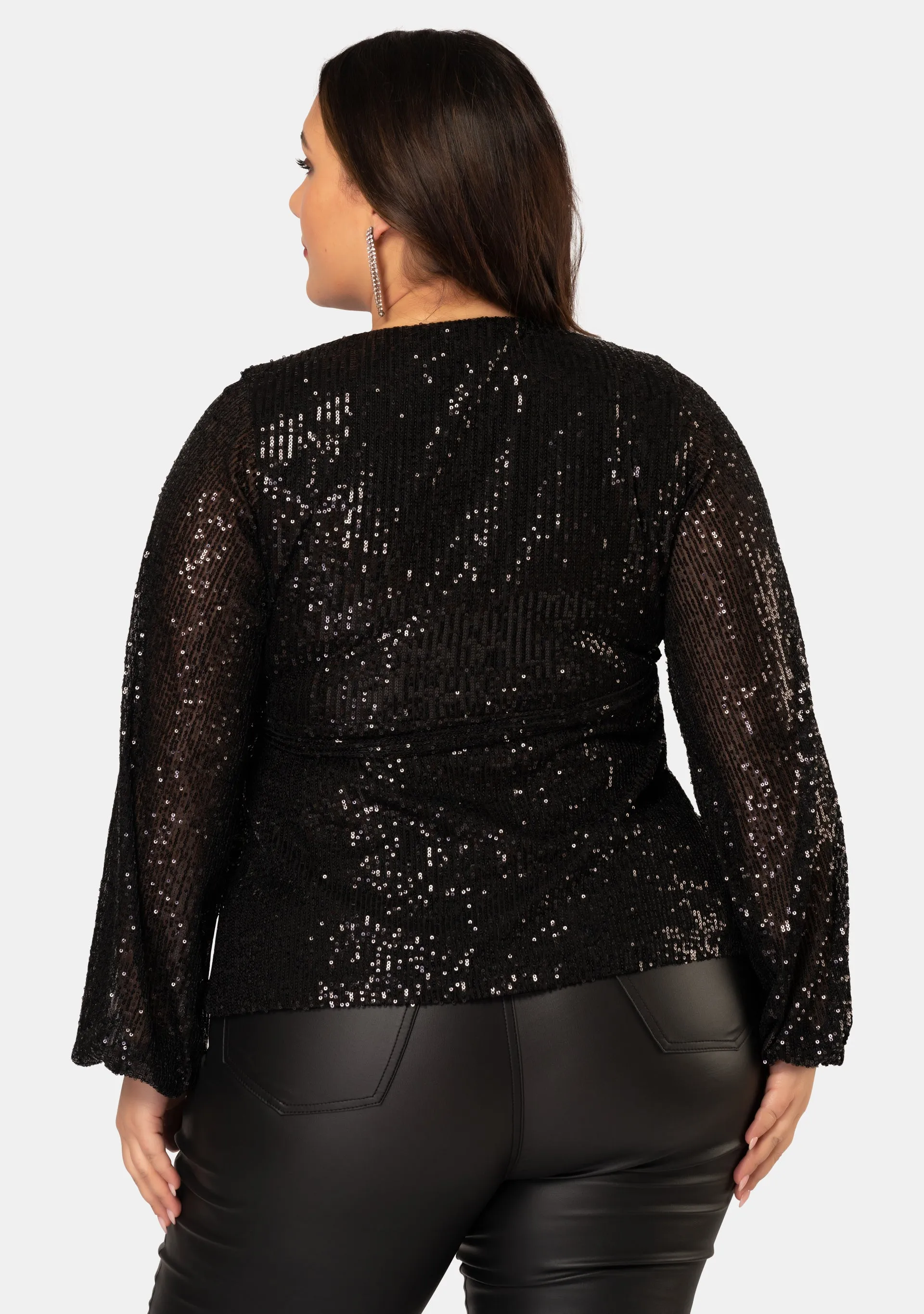 Under Wraps Sequin Top