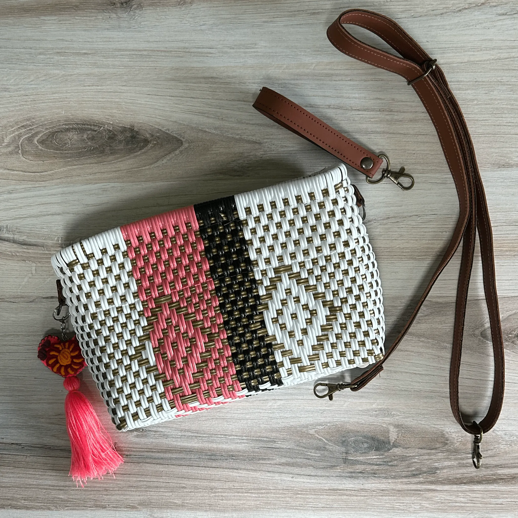 Upcycled Handwoven Handbags - Pinky Promise BUNDLE