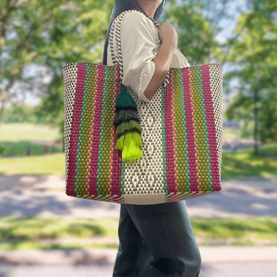 Upcycled Handwoven Handbags - Pinky Promise BUNDLE