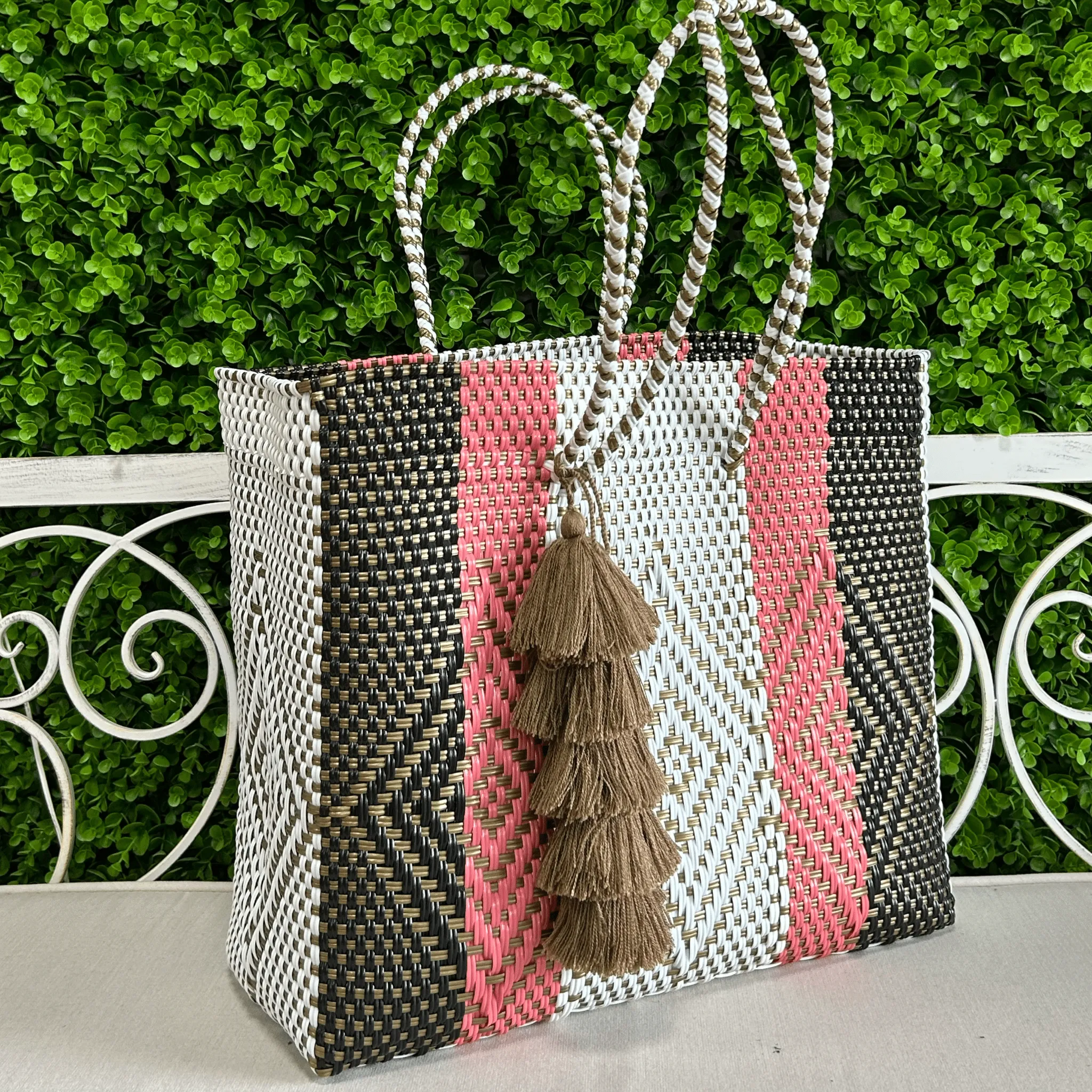 Upcycled Handwoven Handbags - Pinky Promise BUNDLE