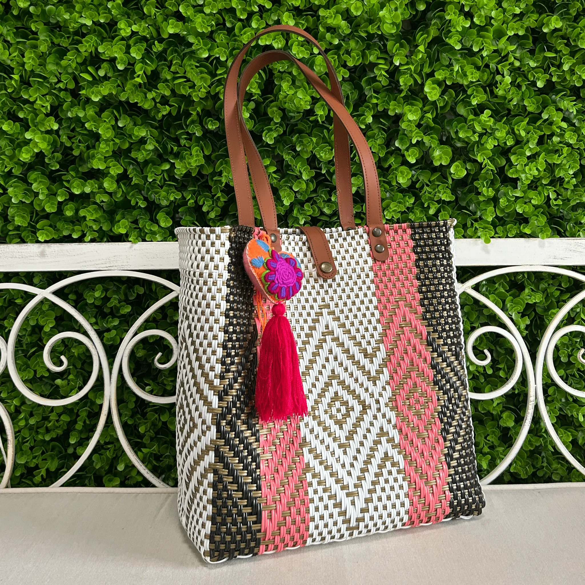 Upcycled Handwoven Handbags - Pinky Promise BUNDLE