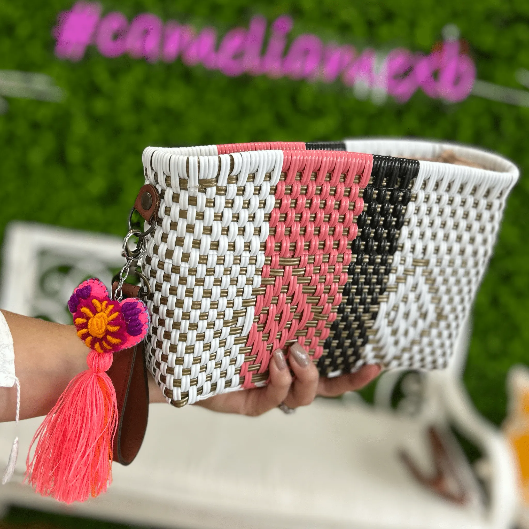 Upcycled Handwoven Handbags - Pinky Promise BUNDLE